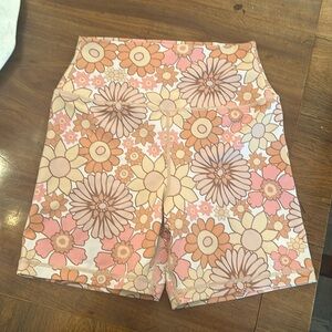 KAVALA Floral Biker Shorts